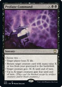 Profane Command — Commander: Streets of New Capenna