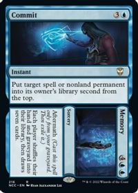 Commit // Memory — Commander: Streets of New Capenna