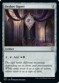 Orzhov Signet — Commander: Streets of New Capenna