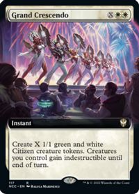 Grand Crescendo (Extended Art) — Commander: Streets of New Capenna