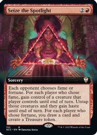Seize the Spotlight (Extended Art) — Commander: Streets of New Capenna
