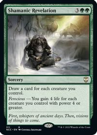 Shamanic Revelation — Commander: Streets of New Capenna