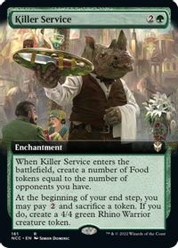 Killer Service (Extended Art) — Commander: Streets of New Capenna