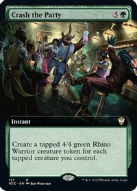 Crash the Party (Extended Art) — Commander: Streets of New Capenna