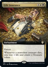 Life Insurance (Extended Art) — Commander: Streets of New Capenna