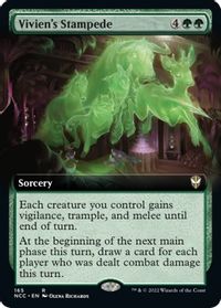 Vivien's Stampede (Extended Art) — Commander: Streets of New Capenna