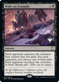 Make an Example — Promo Pack: Streets of New Capenna