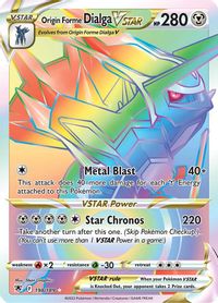 Origin Forme Dialga VSTAR - 198/189 (Secret) — SWSH10: Astral Radiance
