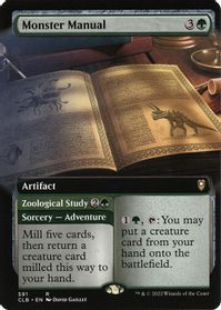 Monster Manual (Extended Art) — Commander Legends: Battle for Baldur's Gate