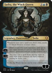 Tasha, the Witch Queen (Borderless) — Commander Legends: Battle for Baldur's Gate