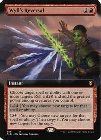 Wyll's Reversal (Extended Art) — Commander Legends: Battle for Baldur's Gate