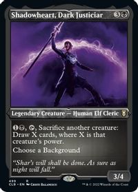 Shadowheart, Dark Justiciar (Foil Etched) — Commander Legends: Battle for Baldur's Gate