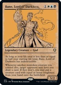 Bane, Lord of Darkness (Showcase) — Commander Legends: Battle for Baldur's Gate