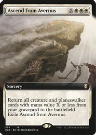 Ascend from Avernus (Extended Art) — Commander Legends: Battle for Baldur's Gate