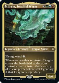 Miirym, Sentinel Wyrm (Foil Etched) — Commander Legends: Battle for Baldur's Gate