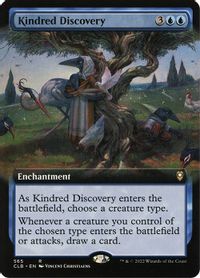Kindred Discovery (Extended Art) — Commander Legends: Battle for Baldur's Gate