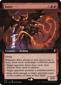Balor (Extended Art) — Commander Legends: Battle for Baldur's Gate
