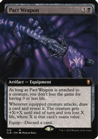 Pact Weapon (Extended Art) — Commander Legends: Battle for Baldur's Gate