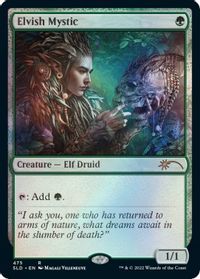 Elvish Mystic (475) — Secret Lair Drop Series