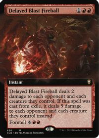 Delayed Blast Fireball (Extended Art) — Commander Legends: Battle for Baldur's Gate