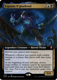 Captain N'ghathrod (Extended Art) — Commander Legends: Battle for Baldur's Gate