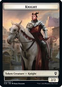 Knight Token — Commander Legends: Battle for Baldur's Gate