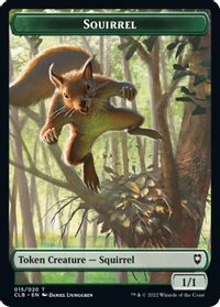 Squirrel Token — Commander Legends: Battle for Baldur's Gate