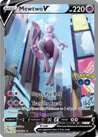 Mewtwo V (Alternate Full Art) — Pokemon GO