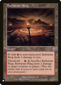 Barbarian Ring — The List Reprints