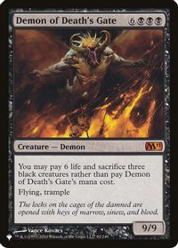 Demon of Death's Gate — The List Reprints