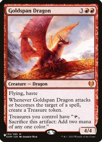 Goldspan Dragon — The List Reprints