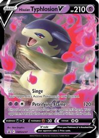 Hisuian Typhlosion V - SWSH237 — SWSH: Sword & Shield Promo Cards