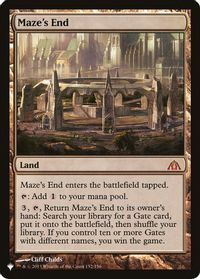 Maze's End — The List Reprints