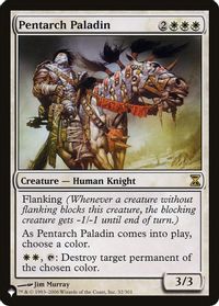 Pentarch Paladin — The List Reprints