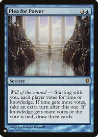 Plea for Power — The List Reprints