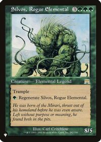 Silvos, Rogue Elemental — The List Reprints