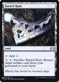 Buried Ruin — The List Reprints