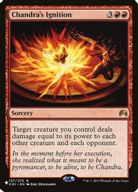 Chandra's Ignition — The List Reprints