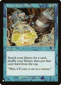 Long-Term Plans — The List Reprints