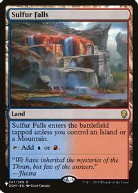 Sulfur Falls — The List Reprints