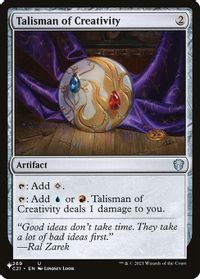 Talisman of Creativity — The List Reprints