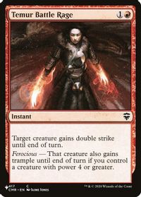 Temur Battle Rage (CMR) — The List Reprints