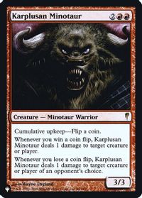 Karplusan Minotaur — The List Reprints