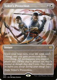 Teferi's Protection (Borderless) — Double Masters 2022