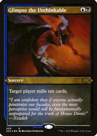 Glimpse the Unthinkable (Foil Etched) — Double Masters 2022