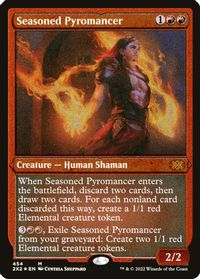 Seasoned Pyromancer (Foil Etched) — Double Masters 2022