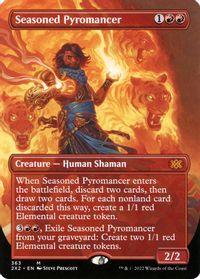 Seasoned Pyromancer (Borderless) — Double Masters 2022