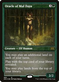Oracle of Mul Daya (Foil Etched) — Double Masters 2022