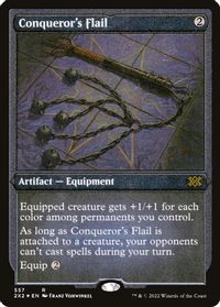 Conqueror's Flail (Foil Etched) — Double Masters 2022