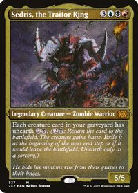 Sedris, the Traitor King (Foil Etched) — Double Masters 2022